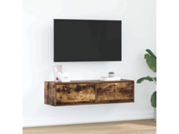 Vidaxl Gabinete para Tv com Gaveta Carvalho Fumado 100 X 31 X 25,5 Cm