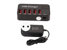 Estação de Carregamento Usb LAXISCREED 5 Portas 48w
