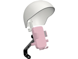 Suporte Para Celular De Motocicleta Com Ajuste Multiangular E Absorção De Impacto.