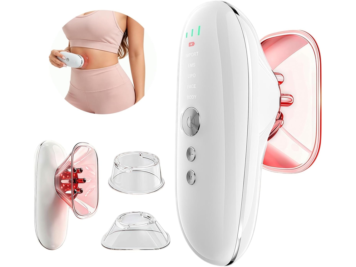 Massageador Anticelulite 5 Em 1 Com Drenagem Linfática Para Rosto E Corpo.
