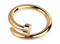 2026 anel de Unha de Aço Inoxidável Largo 3mm Tamanho 6 9 Presente de Aniversário Natal para Mulher