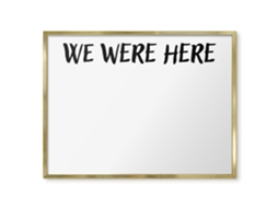 Magnetic Board For Wall We Were Here For The Bedroom Espelharte (80x60 Cm)