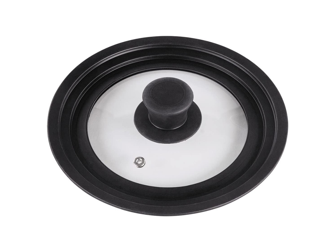 Tampas Universais Cristalinas, Dupla Versátil Definida Para Panelas De 16 Cm, 18 Cm E 20cm, Pan De Substituição De Silicone Que Economiza Espaço, Tamp