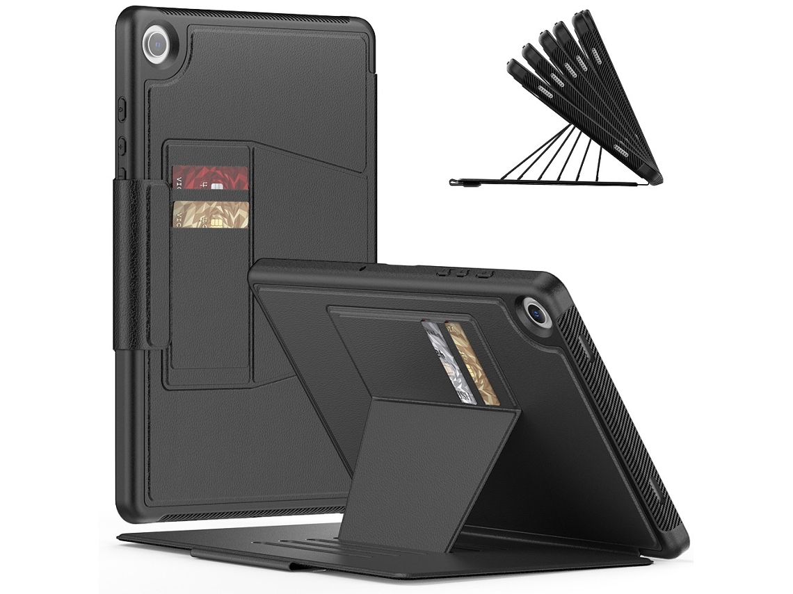Capa Protetora Para Tablet Samsung Galaxy Tab A9 Plus 11 Polegadas 2023 Sm-x210/x216/x218, Preto - Elysve