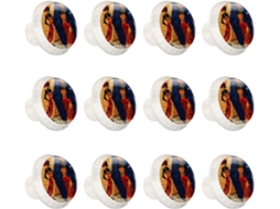 Puxadores Redondos Para Gavetas De Cômoda, Puxadores Para Armários De Cozinha, 12 Peças, Traje Nacional Feminino