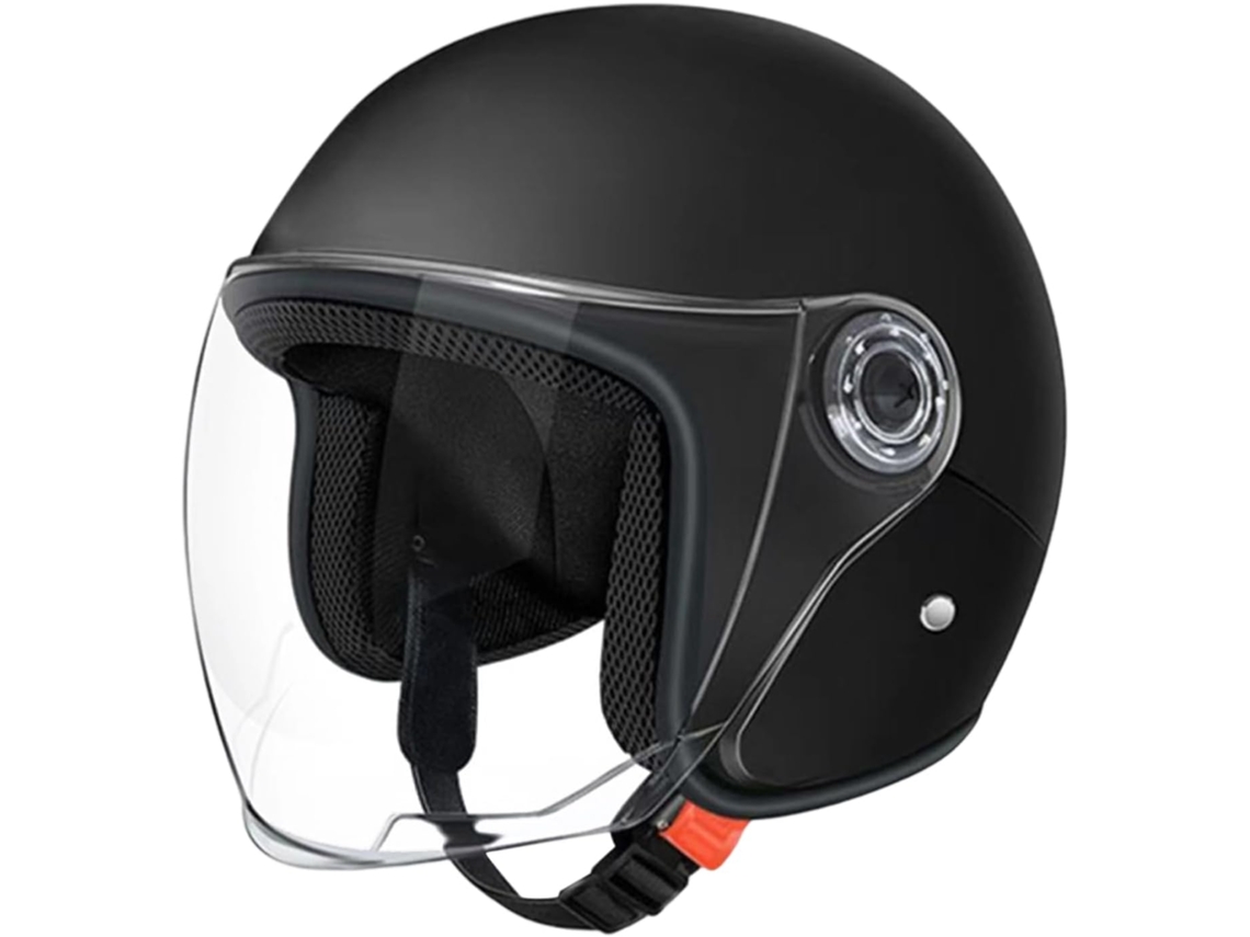 Capacete De Motocicleta – Proteção Total Em Abs, Casco Aerodinâmico Portátil.