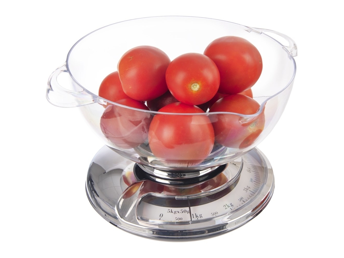 Balança Mecânica de Cozinha com Cuba Removível, Capacidade 5 Kg. AQUAFORGE