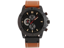 Reloj De Pulsera Curren Para Hombre Con Calendario Cuero Pu Suave Cuarzoo
