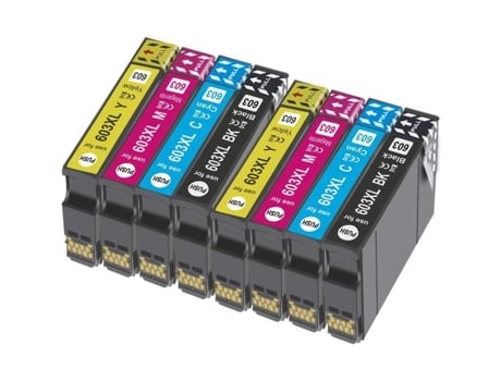 Caidi 8x 603 Xl Com Cartuchos De Tinta Compatíveis Epson 603 603xl Multipack, Para Epson Expression Home Xp 2100 Xp 2105 Xp 3100