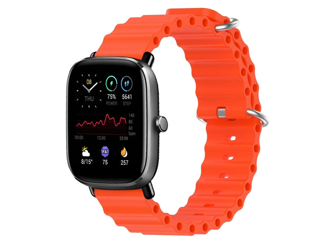 Pulseira De Silicone De Cor Sólida Estilo Oceano De 20 Mm Para Amazfit Gts 2 Mini