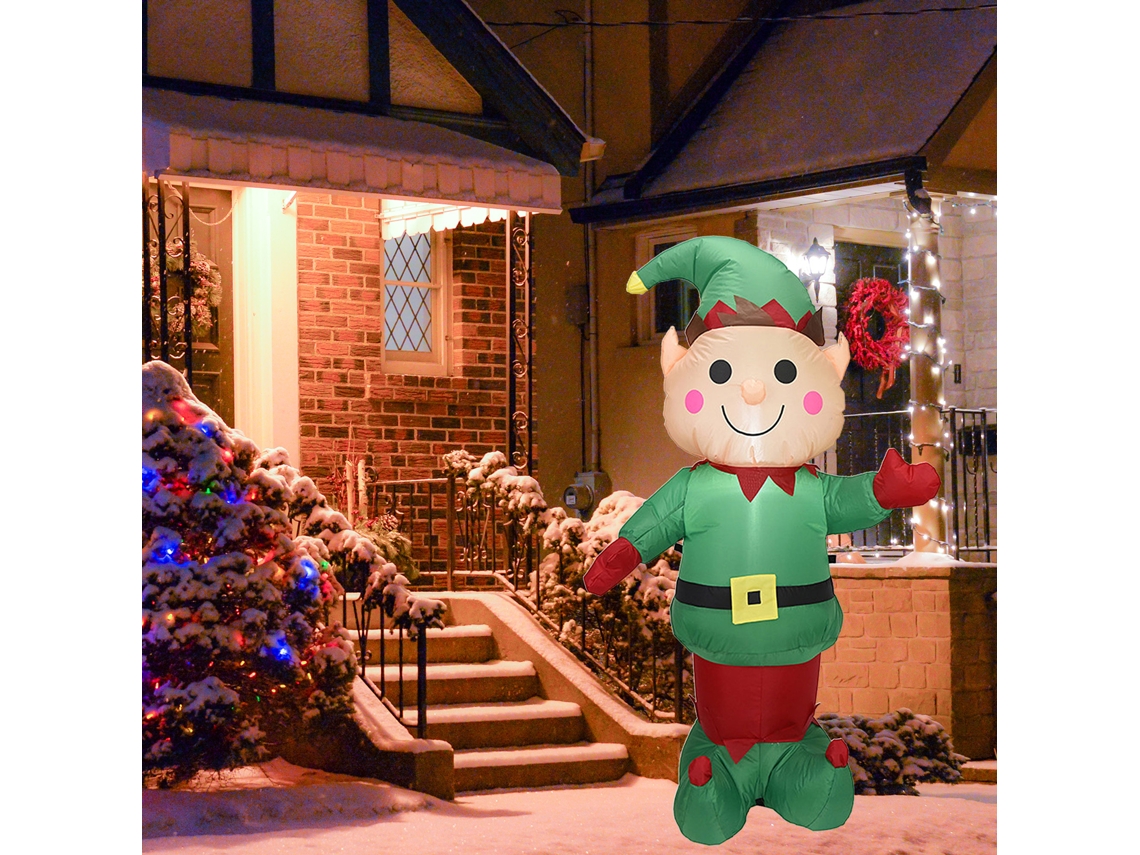 Modelo Inflável De Natal (com Luz Led, Compatível Com Padrão Australiano) Eoocoo