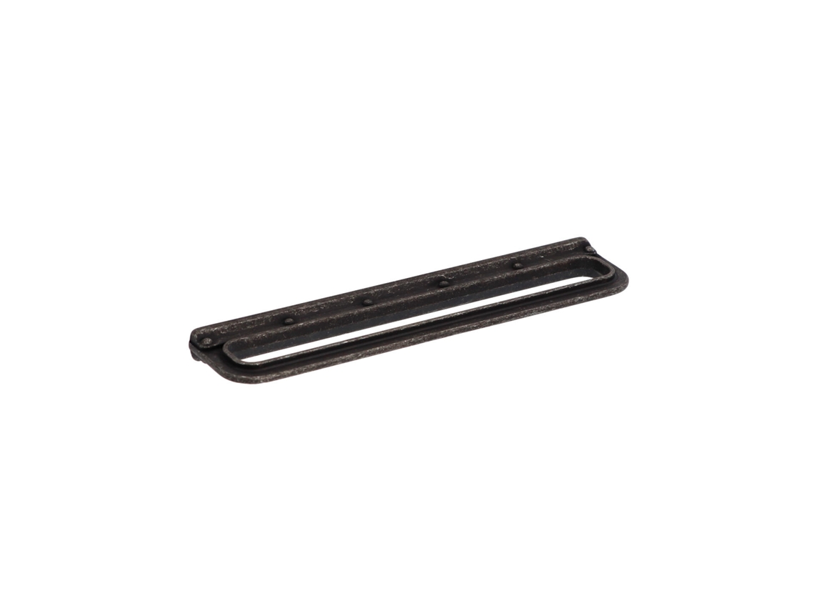 Puxador para Móveis HARDWAREXCHANGE em Zamac com 160mm de distância central, ferro preto vintage, conjunto de 6
