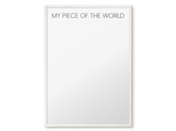Magnetic Glass Board My Piece Of The World For The Hall Espelharte (50x70 Cm)