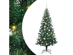 Conjunto 1 Árvore De Natal Vidaxl Verde Pvc (180 Cm)