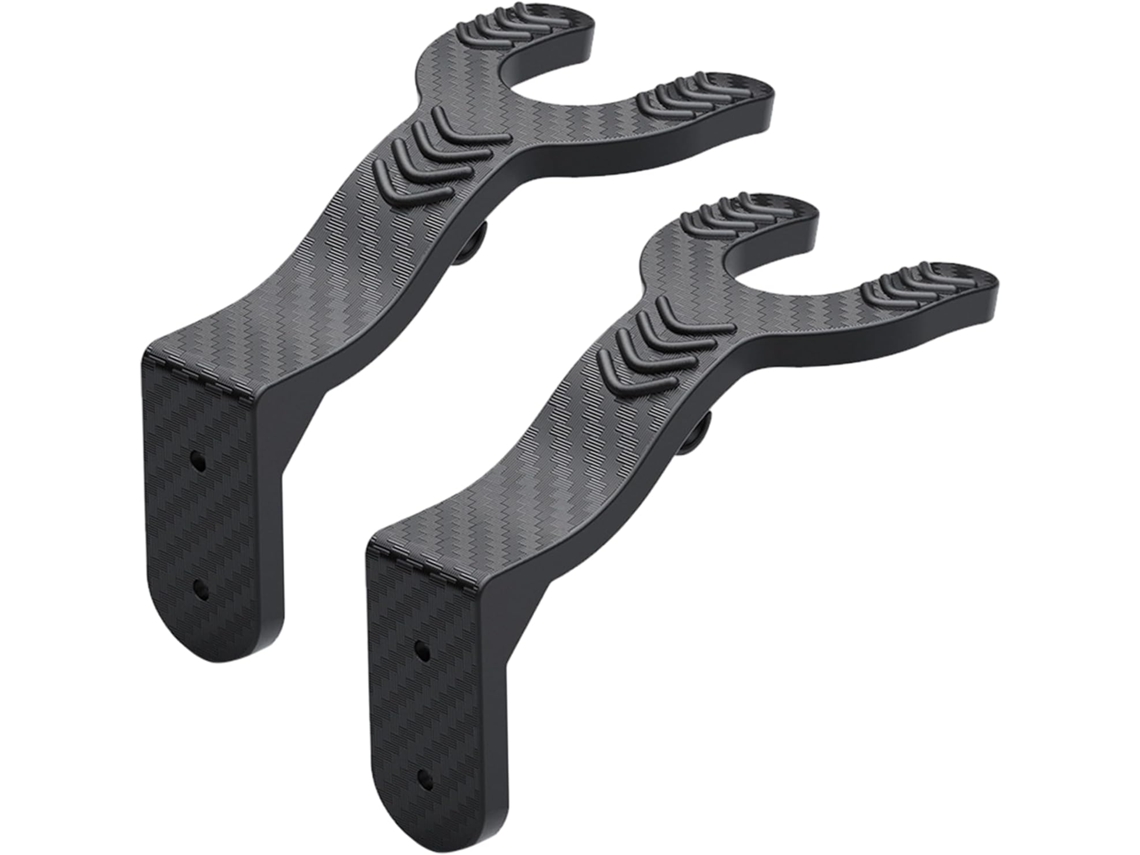 Suporte Para Capacete De 2 Peças, Suporte Resistente Em Abs, Gancho Antiderrapante Para Guardar Capacetes, Chaves E