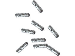 Conjunto De 50 Dobradiças Cilíndricas Metal Prateado Para Caixas Joias, Com Abertura E Fechamento Suaves Design Compacto