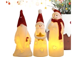 Luminária Noturna De Boneco Neve Para As Festas Inverno.