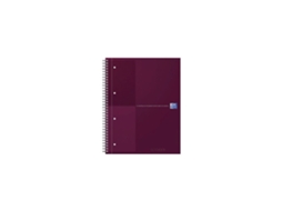 Caderno Oxford Int. A4+ com Linhas Vermelhas BRILVIBERA