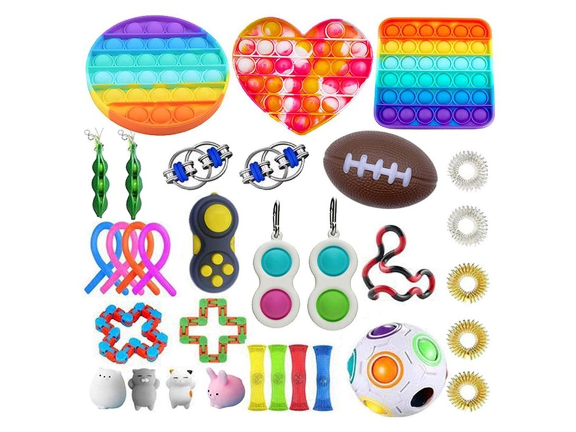 Mali brinquedos Sensoriais Anti Ansiedade Conjunto Ferramentas para Crianças Adultos Squeezing Toy