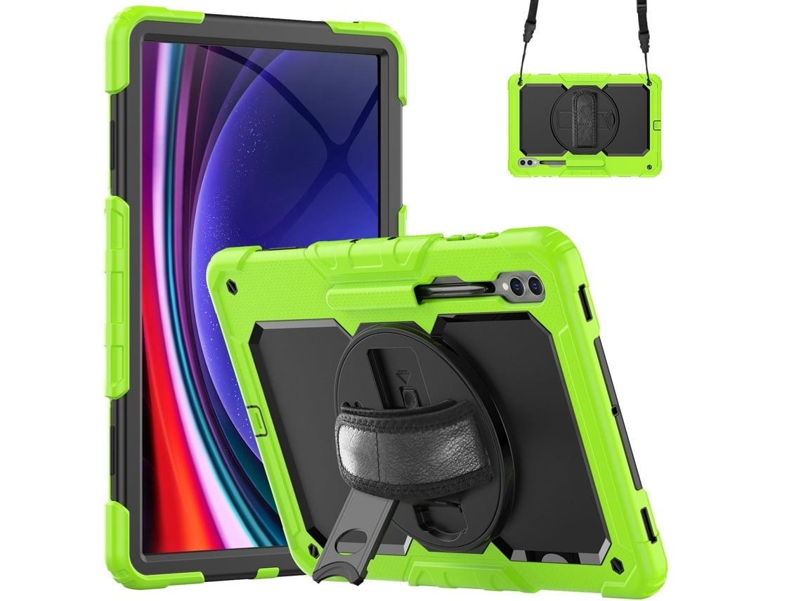 Capa Para Tablet Lurelia, Compatível Com Samsung Tab S9ultra 14.6 X910/916b/918u/s8ultra, Verde, Pc, Dobrável Com Suporte, Suporte Giratório