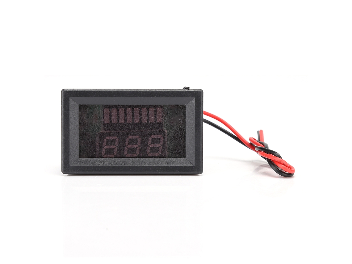 Aetheria voltímetro de Bateria de Lítio para Veículos Elétricos 12v 72v com Display Azul e Medição Precisa