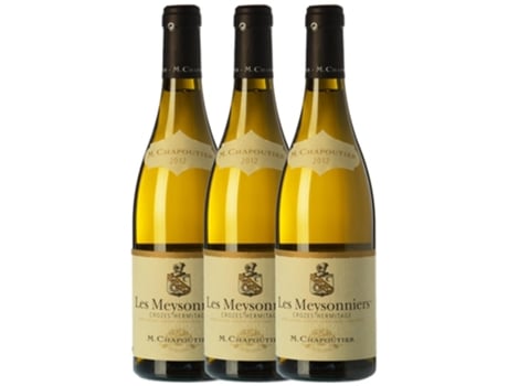Vinho Brancos CHAPOUTIER Chapoutier Les Meysonniers Blanc Marsanne Crozes-Hermitage (0.75 L - 3 unidades)