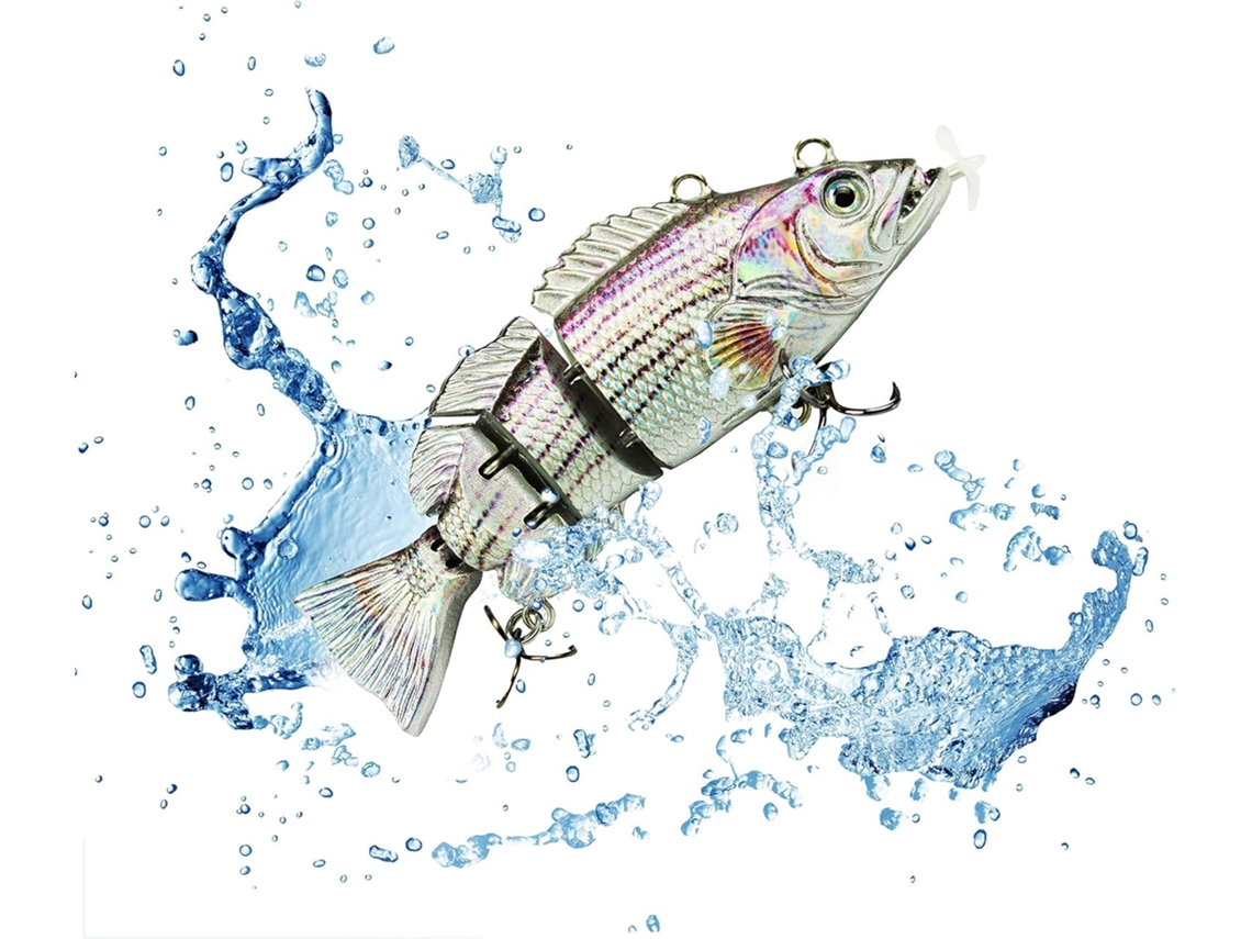 Isca Viva Elétrica De 3,5 Polegadas, Robótica Para Pesca - Wobbler Natação Robalo Par A