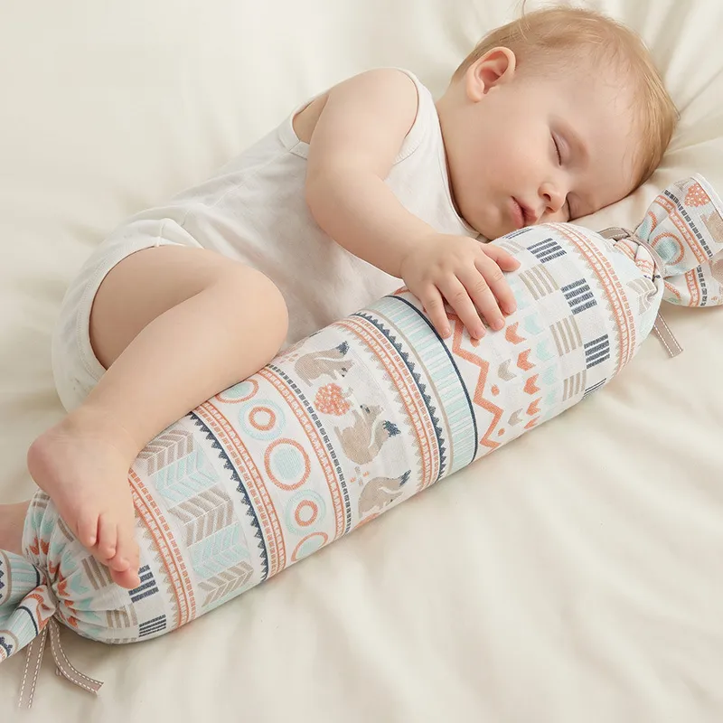 Almofada Para Bebé Dormir De Lado Czhhmart, Forma De Doce, 65*10 Cm Esquilo