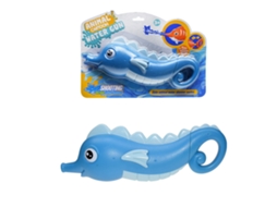 Mali pistola de Água Animal Cartoon para Crianças Toddlers Verão Praia Brinquedo Exterior Azul 3