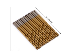 Conjunto De 99 Brocas De Aço Rápido Revestidas A Titânio Laxiscreed Para Madeira E Múltiplas Funções De Perfuração
