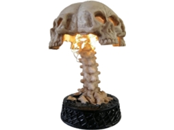 Abajur Em Formato De Caveira – Gótico, Com 4 Caveiras Em 3d