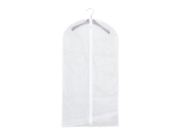 Lurelia Capa Para Roupa, Antipoeira, Impermeável, Com Fecho, Para Ternos E Camisas, 100 X 60 Cm, Branco/transparente