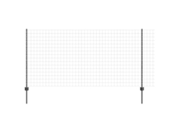 Conjunto 1 Barreira Externa Vidaxl Cinzento Aço (10 X 1,2 M)
