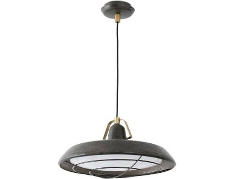 Candeeiro de Teto  Plec (Castanho - LED - 15 W - Aço Inoxidável - 20x36.5x170 cm)