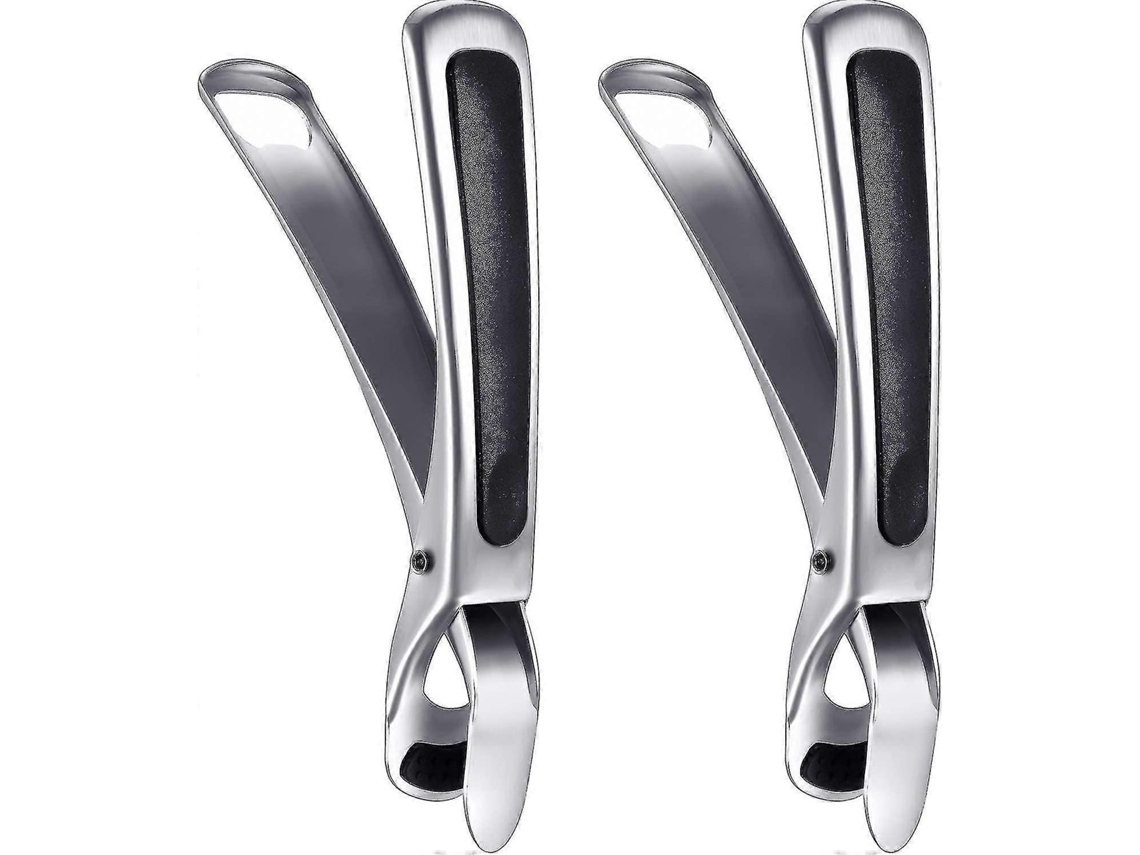 Pinza para Pratos Compatível com Acessórios de Instant Pot, Air Fryer e Micro ondas, Aço Inox 18/8, Pacote de 2