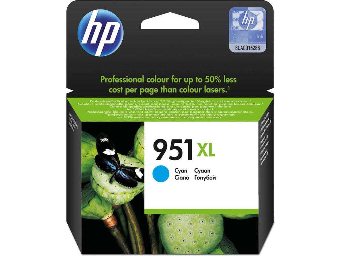 Tinteiro HP 951XL Original Ciano 1 peça(s) - CN046AE