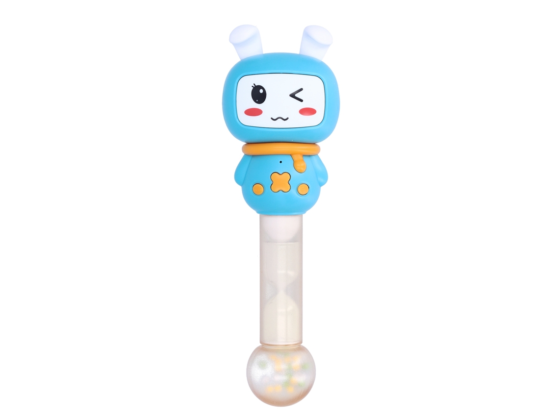 Mali chocalhos Musicais para Bebê Chiclete Dental com Luz e Brinquedo de Estilo Cartoon