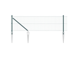 Conjunto 1 Cerca Externa Vidaxl Verde Aço (10 X 0,6 M)