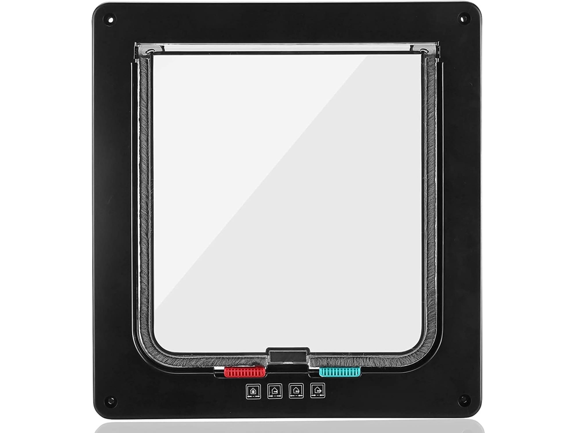 Porta Cat Grande de Tranco 4 Vias para Interior e Exterior YANYXR
