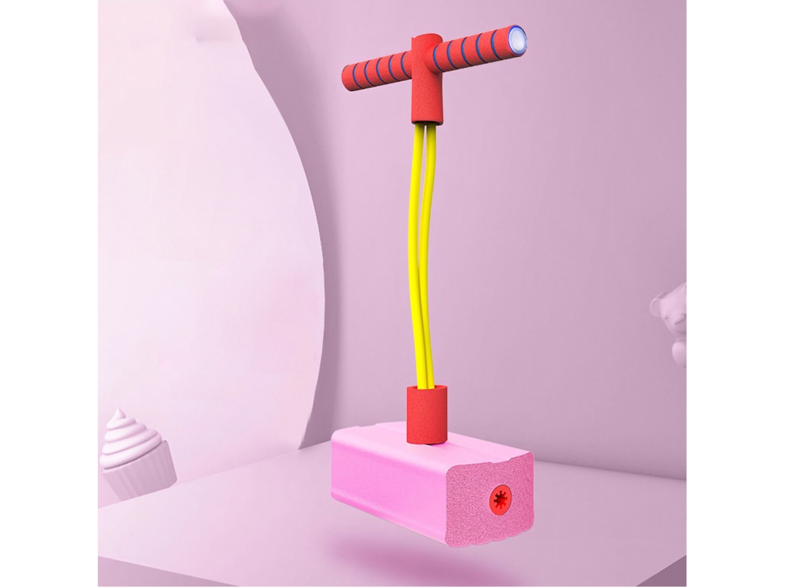 2026-saltador De Espuma Pogo Para Niños Com Sons Chirriantes Treinamento De Equilíbrio Bounce Jumper Rosa Padrão