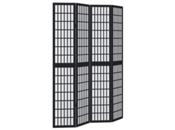 Room Divider, Room Dividers Vidaxl Preto Madeira (40 X 220 Cm)