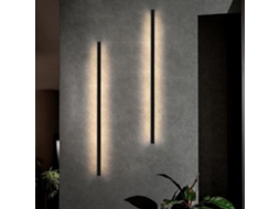 Nettlife Candeeiro De Parede, Conjunto De 2 Apliques De Parede Led Para Interior 100 Cm 34 W Up Down Branco Quente, Regulável, Uso Doméstico
