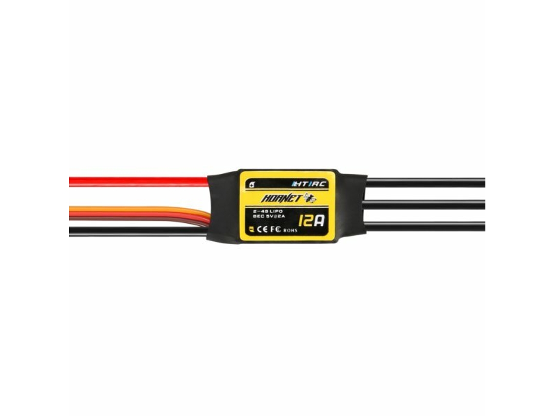 Esc Sem Escovas Htirc Hornet Series 12a 2 4s Com Bec 5v/2a Para Modelos Rc