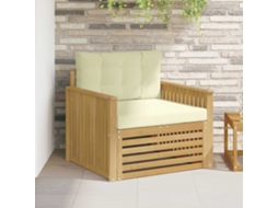 Vidaxl Sofá Exterior Poliéster Branco