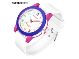 Relógio de Casal MDUG, simples, fluorescente, À Prova D'água, movimento de quartzo, feminino azul escuro