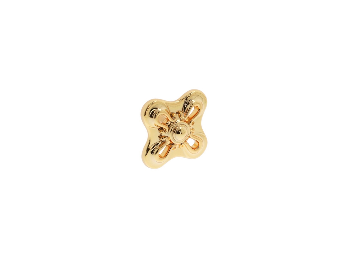 Puxador para Móveis Zamac Diâmetro 34mm X 25 Banhados a Ouro Conjunto de 25 HARDWAREXCHANGE