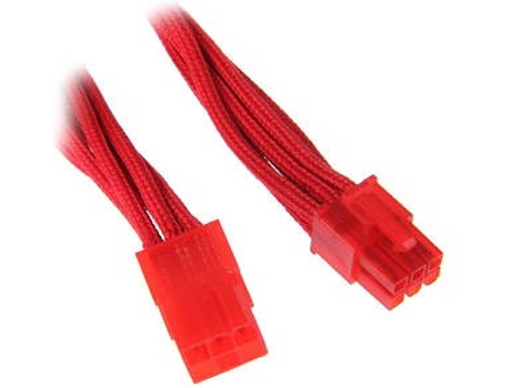 Cabo Sleevado  Alchemy 6 Pins Pci-e 45Cm Vermelho