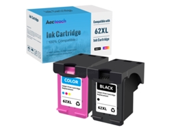 2black-aecteach 62xl Cartucho De Tinta Compatível Para Hp 62 Xl Para Hp62 Envy 5540 5640 7640 5646 5541 5740 5742 5745 200 250 Impressora