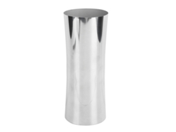 Vaso Alto LAXISCREED Inox 304 Prata Forma Cintura