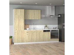 Vidaxl Conj. Móveis De Cozinha “lyon” 7 Pcs Carvalho Sonoma